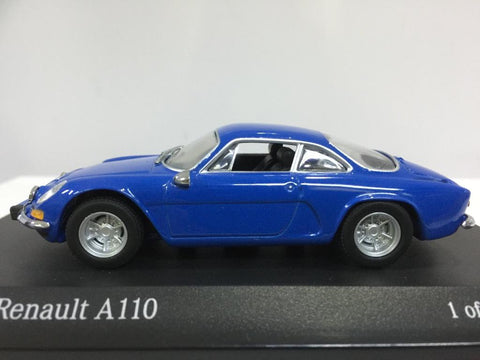 MINICHAMPS 1/43 ALPINE RENAULT A110 1963-67 BLUE (430 113604) (03359) (PIU50)