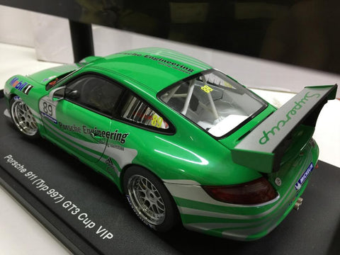 AUTOART 1/18 PORSCHE 911 (997) GT3 CUP 2006 VIP/GREEN LIVERY (80682)