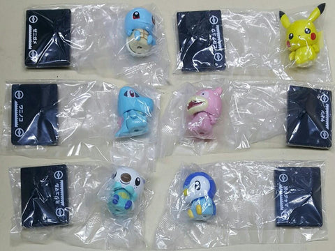 BANDAI 41767 這個角色 寵物小精靈 比卡超 車厘龜 小呆獸 小鋸鱷 波加曼 水水瀨 扭蛋套裝 THIS CHARACTER! POKEMON PIKACHU SQUIRTLE SLOWPOKE TOTODILE PIPLUP MIJUMARU SET (EPC-2407-36s) 存
