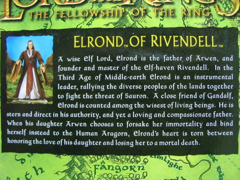 TOY BIZ 魔戒 魔戒現身 愛隆 LORD OF THE RINGS FELLOWSHIP OF THE RING ELROND OF RIVENDELL (LOTR-81436) b16570520