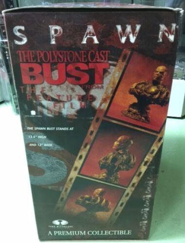 MCFARLANE TOYS SPAWN THE POLYSTONE CAST BUST A PREMIUM COLLECTIBLE STATUE FROM THE FEATURE FILM