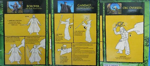 TOY BIZ 魔戒 甘道夫 波羅莫 套裝 LORD OF THE RINGS FELLOWSHIP OF THE RING ORC OVERSEER GANDALF BOROMIR (LOTR-81067) b5644957