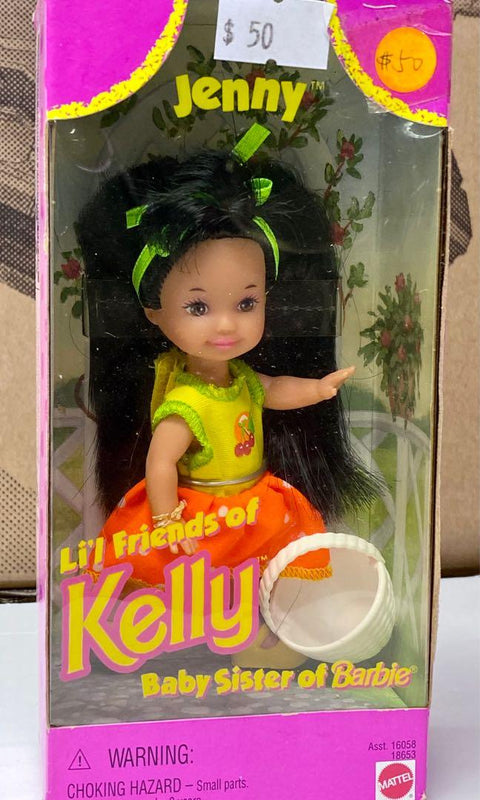 MATTEL 16058 LIL FRIENDS OF KELLY BABY SISTER OF BARBIE DOLL - JENNY