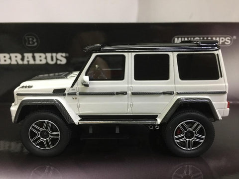 MINICHAMPS 1/43 BRABUS 500 4x4 2016 White (437 032462) (13837) (PIU130)