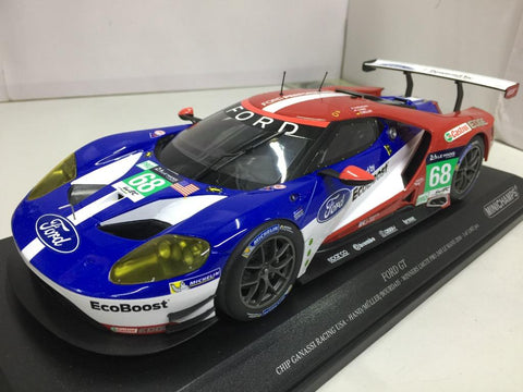 MINICHAMPS 1/18 FORD GT CHIP GANASSI RACING USA HAND MULLER BOURDAIS (155 168668) (14309) (PIU250)