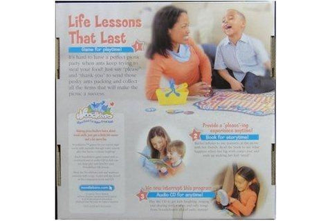 HASBRO NOODLEBORO LEARNING ABOUT MANNERS PICNIC BASKET GAME 30298 (PA-0H)