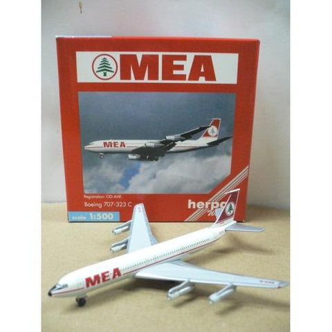 HERPA WINGS 1/500 MEA BOEING 707-323C OD-AHE (511674) (PA0)