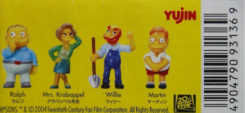YUJIN 阿森一族 THE SIMPSONS 2 SPRINGFIELD ELEMENTARY 全8種 扭蛋 (A2-93136-店) b30100389