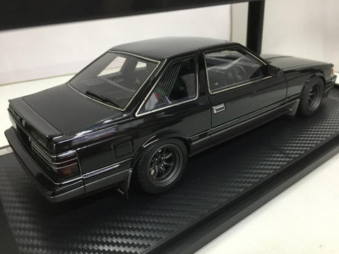 IGNITION MODEL 1/18 TOYOTA SOARER 2.0 GT Z10 BLACK SILVER (90369) (P15M-158)
