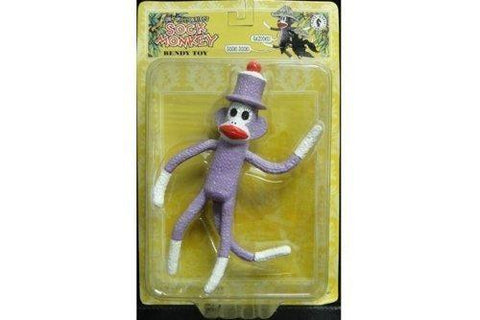 DARK HORSE COMICS TONY MILLIONAIRE'S SOCK MONKEY IN PURPLE BENDY TOY (BUY-10020)
