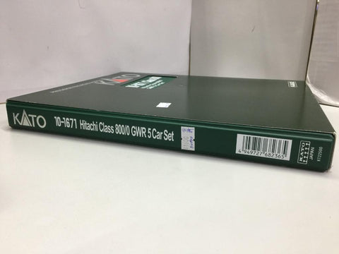 KATO N-GAUGE 10-1671 CLASS 800 HITACHI CLASS 800/0 GWR 5 CAR SET PRECISION RAILROAD MODELS (68236) (PIU400)