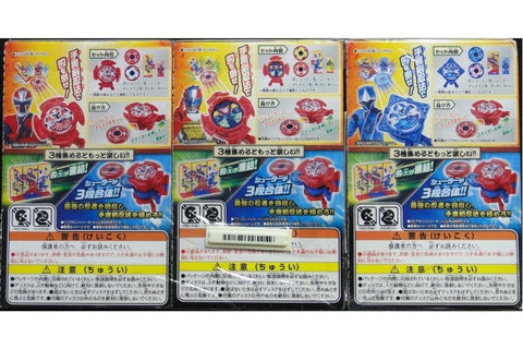 BANDAI SHURIKEN SENTAI NINNINGER 手裏劍戰隊忍忍者 忍手裡劍發射器 赤 藍 忍者 戰丸 盒蛋 95123 EPC-505-26s