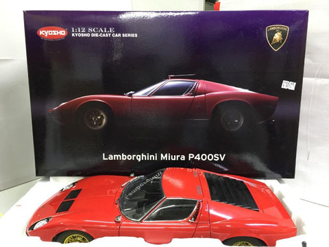 KYOSHO 1/12 LAMBORGHINI MIURA P400SV RED (08622R) (16872) (C1026-68)