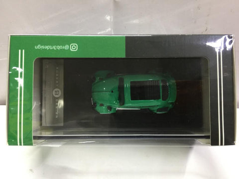 INSPIRE MODEL X ROBERT DESIGN 1/64 RWB Beetle Green with white body Diecast (LB64008G) (C1123-207)
