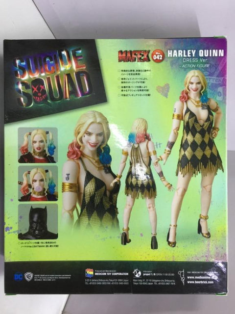 MEDICOM TOY HARLEY QUINN DRESS Ver. - FIGURE MAFEX NO. 042 (47042) (C1093-531)