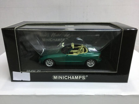 MINICHAMPS 1/43 BMW Z1 1991 GREEN METALLIC (400 020100) (04753) (PIU50)
