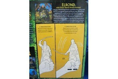 TOY BIZ 81062 魔戒 愛隆 THE LORD OF THE RING THE FELLOWSHIP OF THE RING ELROND W/ ELVEN SWORD ATTACK ACTION (LOTR)