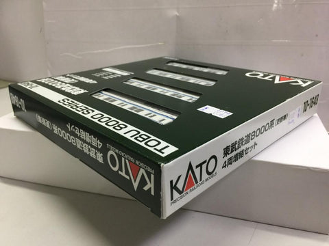 KATO N-GAUGE TOBU 8000 SERIES 10-1648 東武鐵道8000系 PRECISION RAILROAD MODELS 4 CAR (68127) (PIU150)