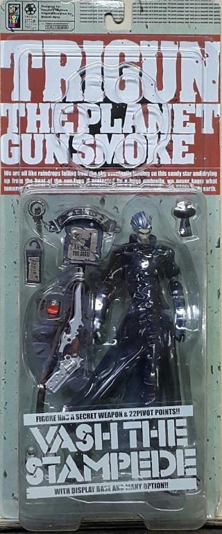 KAIYODO 51078 槍神 人間颱風 威席史坦畢特 黑版 TRIGUN THE PLANET GUN SMOKE VASH THE STAMPEDE BLACK VERSION WITH DISPLAY BASE & OPTIONS (PIU-20/SA) 存