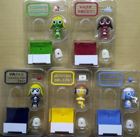 POPY 90463 KERORO軍曹 這是一個戰略會議室 迷你搖頭公仔 地球侵略編 禁斷計劃編 連隱藏版 盒蛋套裝 KERORO GUNSO IT IS A STRATEGIC MEETING ROOM MINI SWING HEAD FIGURE EARTH INVASION FORBIDDEN PLAN WITH SECRET SET (BUY-CW) L