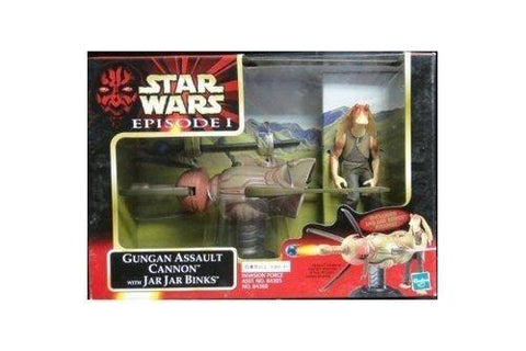 HASBRO 84368 星球大戰 STAR WARS EP1 GUNGAN ASSAULT CANNON W/ JAR JAR BINKS (BUY-SPK)