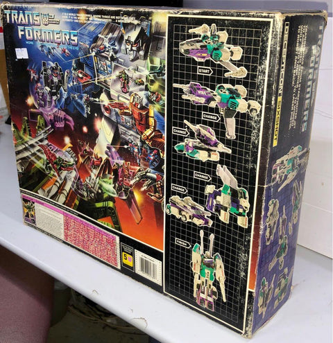 HASBRO 舊 LOGO 05889 TRANSFORMERS DECEPTION SIXSHOT PIU-500-0820
