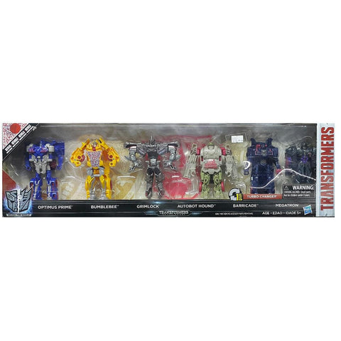 HASBRO 57591 變形金剛 終極戰士 柯柏文 大黃蜂 鋼鎖 探長 路障 麥加登 TRANSFORMERS THE LAST KNIGHT REVEAL THE SHIELD 1 STEP TURBO CHANGER OPTIMUS PRIME BUMBLEBEE GRIMLOCK AUTOBOT HOUND BARRICADE MEGATRON MEGA PACK (PIU/KW274-280) 存