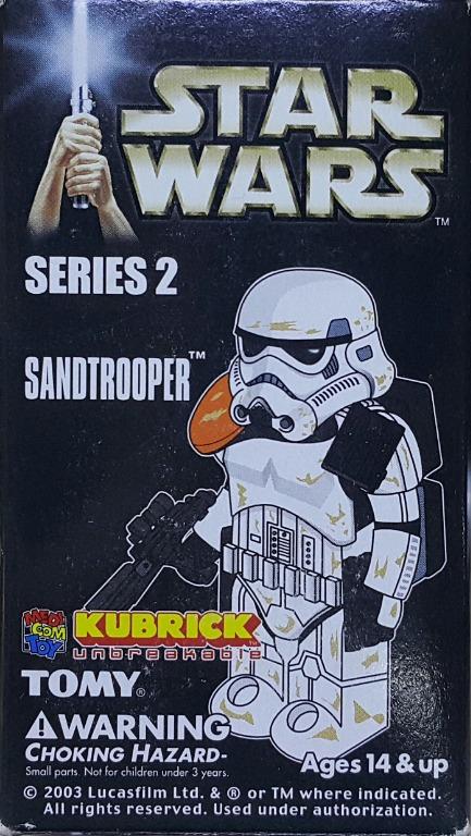 MEDICOM 17127 星球大戰 第二彈 隱藏版 白右肩 沙兵  KUBRICK MEDKUB127 STAR WARS SERIES 2 SECRET WHITE RIGHT SHOULDER SANTROOPER (BUY-SPK) L