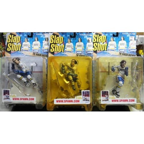 MCFARLANE SLAP SHOT HANSON BROTHERS JACK STEVE JEFF (BUY-14601-14602-14603)
