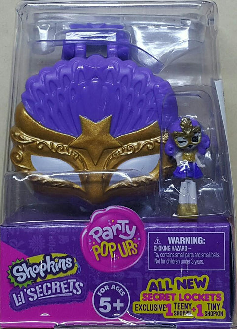 MOOSE 57382 小小秘密 吊咀盒 化妝舞會 套裝 SHOPKINS LIL' SECRETS PARTY POP UPS SET (EPC-2319-12) 存