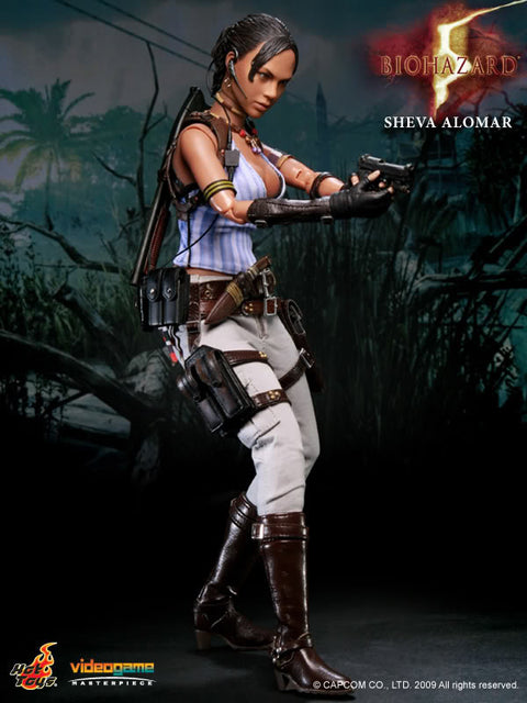1/6 HOT TOYS VGM07 RESIDENT EVIL BIOHAZARD 5 生化危機 SHEVA ALOMAR (BSAA VER) 12" ACTION FIGURE