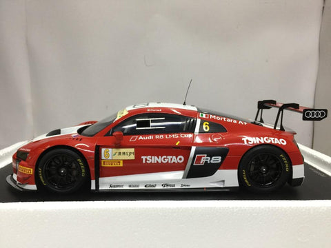 SPARK 1/18 AUDI R8 LMS 6th MACAU GP FIA GT WORLD CUP 2015 (PIU300)