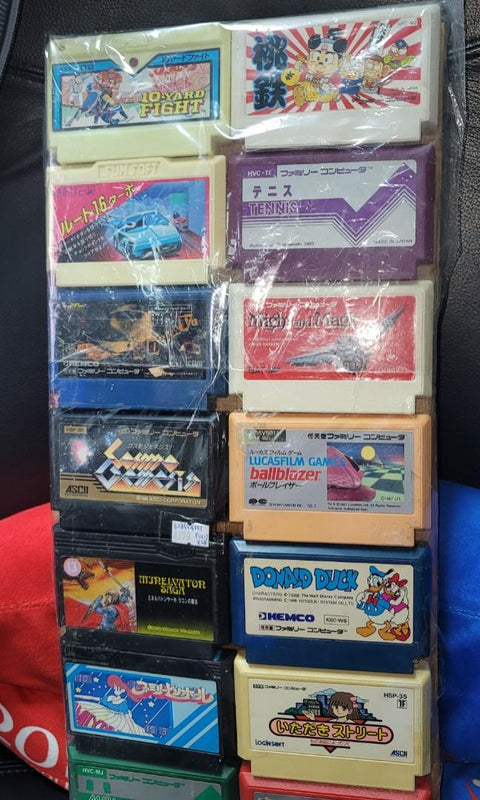 大量任天堂紅白機帶超過 2000 盒 nintendo fc family computer