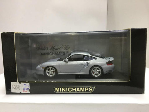 MINICHAMPS 1/43 PORSCHE 911 TURBO 1999 FROSTY BLUE (430 069302) (03532) (PIU120)