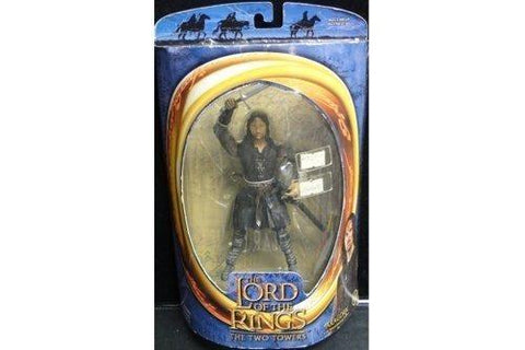 TOY BIZ 81307 魔戒三部曲 亞拉岡 THE LORD OF THE RINGS THE TWO TOWERS ARAGORN WITH SWORD-SLASHING (LOTR)