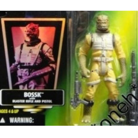 KENNER 星球大戰 STAR WARS POTF POWER OF THE FORCE BOSSK WITH BLASTER RIFLE AND PISTOL (BUY-69617-SPK倉)