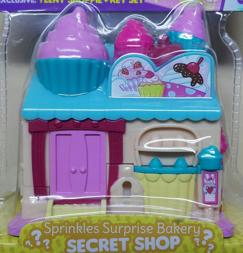 MOOSE 57480 小小秘密3 開鎖驚喜迷你樂園 糖屋烘焙店 套裝 SHOPKINS LIL' SECRETS SPRINKLES SURPRISE BAKERY SECRET SHOP SET (EPC-2321-20) 存