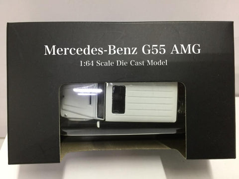 KYOSHO 1/64 MERCEDES-BENZ G55 AMG WHITE (K07021G2) (37279) (C1123-125A)