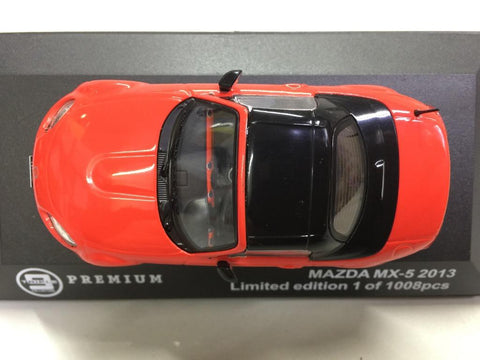 TRIPLE 9 1/43 MAZDA MX-5 2013 RED (70504) (PIU50)