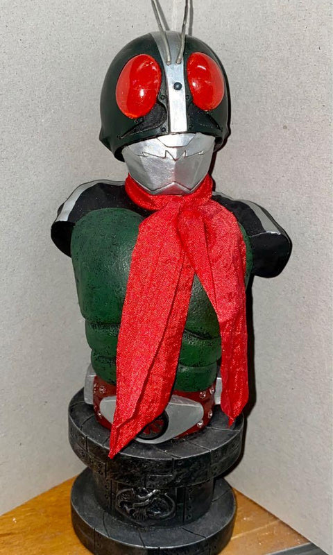 LEGEND 幪面超人 舊2號 陶瓷半身像 MASKED RIDER OLD NO.2 30TH ANNIVERSARY LIMITED EDITION 2002 RESIN BUST (ELT-23-60 店/SA )