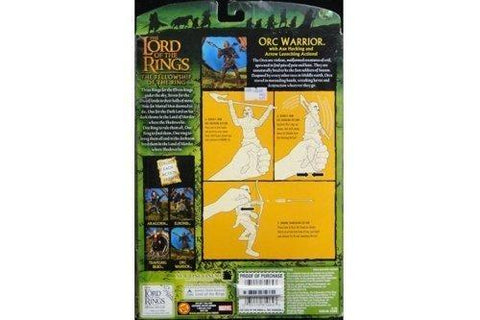 TOY BIZ 81064 魔戒 THE LORD OF THE RINGS THE FELLOWSHIP OF THE RING ORC WARRIOR WITH AXE HACKING (LOTR)