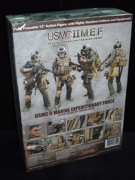 1:6 HOT TOYS USMC MEF II MARINE EXPEDITIONARY FORCE SPECIAL OPERATION TRAINING GROUP FIGURE 美國第2海軍陸戰遠徵軍特戰訓練群 12吋公仔 (C272-563) b17358267