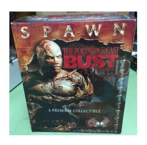 MCFARLANE TOYS SPAWN THE POLYSTONE CAST BUST A PREMIUM COLLECTIBLE STATUE FROM THE FEATURE FILM