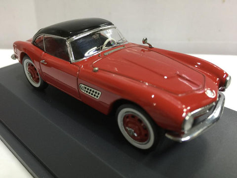 SCHUCO 1/43 BMW 507 WITH HARDTOP RED BLACK (02034) (PIU100)