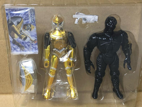 Bandai 44083 Blueswat combat cross 4 gold platinum 藍色特警組 金屬英雄系列