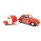 MOTORCITY 1/43 Coca-Cola 1967 VW Beetle with Teardrop Trailer (440032) (40032) (C1128-61)