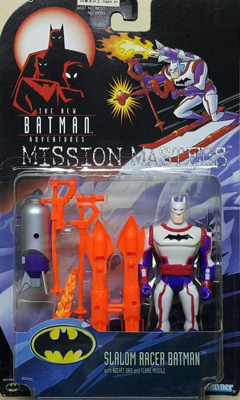 KENNER 64303 蝙蝠俠新冒險 火箭滑雪板 蝙蝠俠 THE NEW BATMAN ADVENTURES MISSION MASTERS SLALOM RACER BATMAN WITH ROCKET SHIS AND FLAME MISSILE (BUY-SPK) 存
