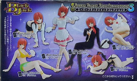 BANDAI 41236 SUPER BLACK JACK COLLECTION 3 RIO MAID DEALER ANGEL RIDER BIKINI DEVIL VER. BASIC SET (BUY-MC) L