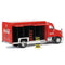 MOTORCITY 1/50 Coca Cola Beverage Delivery Truck With 2 Sliding Doors Handcart and 4 Bottle Cases (450060) (50060) (C1128-63)