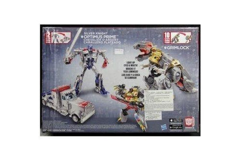 HASBRO 變形金剛殲滅世紀 柯栢文 鋼鎖 SILVERKNIGHT OPTIMUS PRIME GRIMLOCK 96633 (PIU/KW160-160)